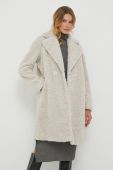 Пальто Bomboogie жіночий колір бежевий перехідний двобортний Пальто Bomboogie жіночий колір бежевий перехідний двобортний