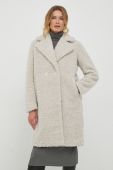 Пальто Bomboogie жіночий колір бежевий перехідний двобортний Пальто Bomboogie жіночий колір бежевий перехідний двобортний