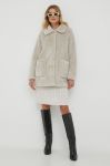 Пальто Bomboogie жіночий колір бежевий перехідний Пальто Bomboogie жіночий колір бежевий перехідний