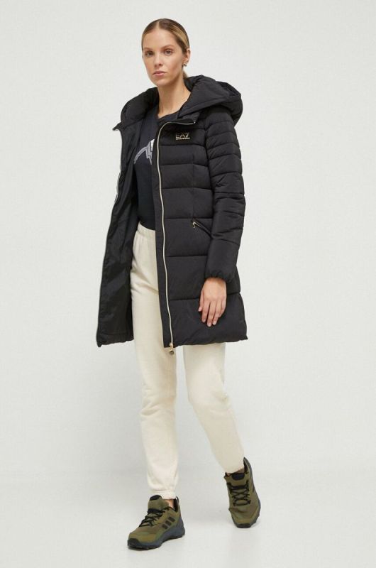 Куртка EA7 Emporio Armani жіноча колір чорний зимова (3638295) фото 2
