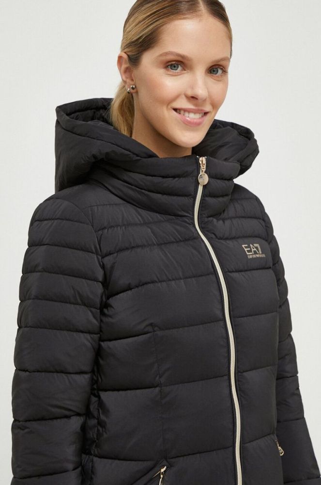 Куртка EA7 Emporio Armani жіноча колір чорний зимова (3638295) фото 5