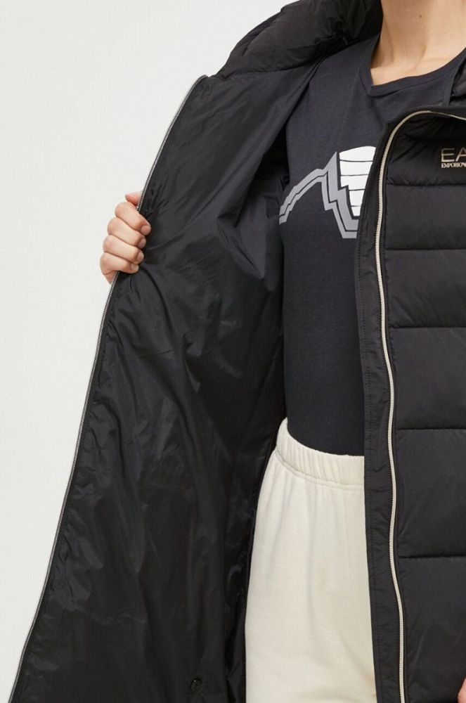 Куртка EA7 Emporio Armani жіноча колір чорний зимова (3638295) фото 8