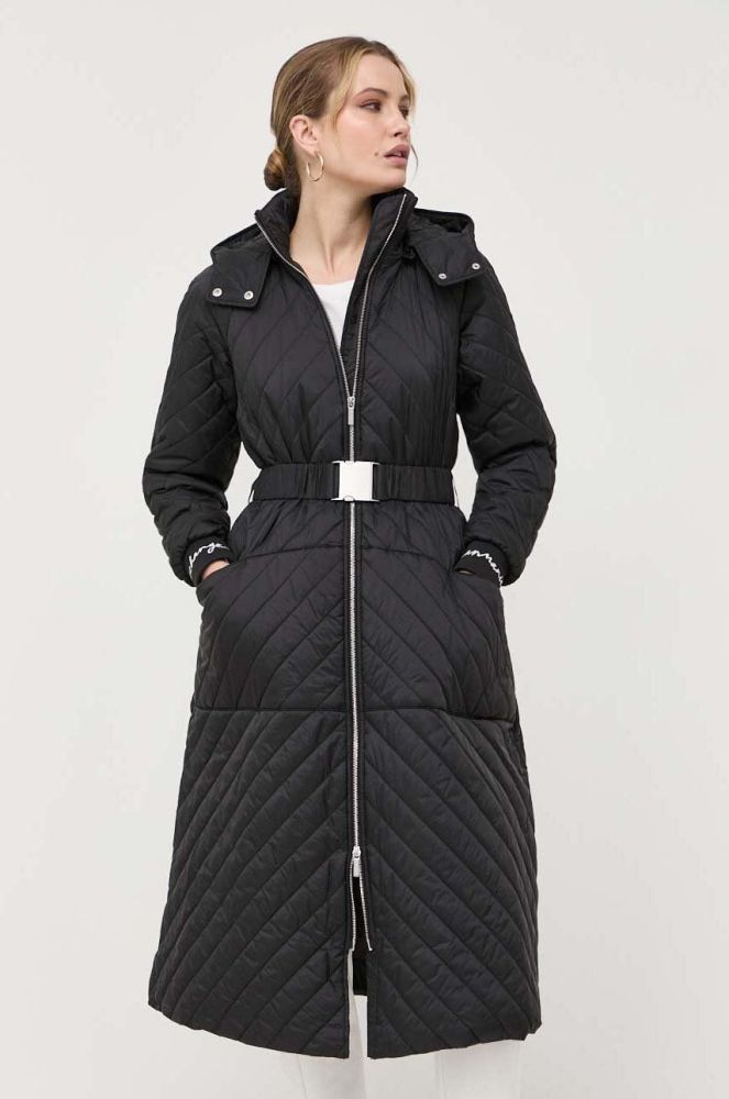 Куртка Armani Exchange жіноча колір чорний перехідна (3383408)