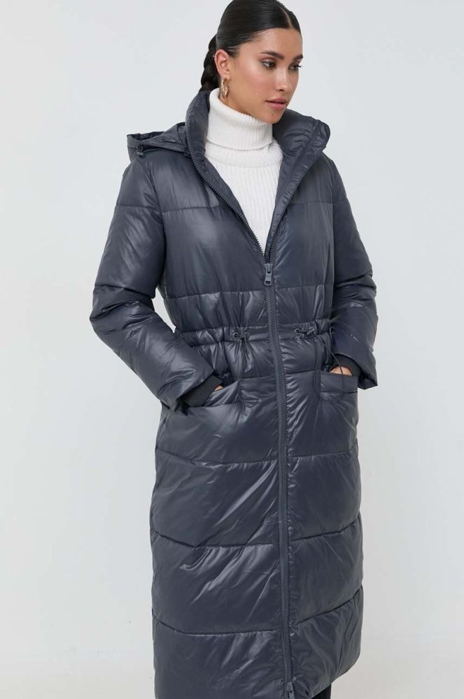 Куртка Armani Exchange жіноча колір синій зимова (3466268)