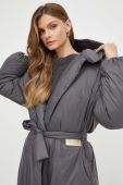 Куртка Armani Exchange жіноча колір сірий зимова oversize
