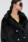 Пальто Liu Jo жіноче колір чорний перехідне двобортне