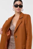 Вовняне пальто Twinset колір коричневий перехідний (3473841)