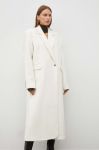 Вовняне пальто Herskind Wanda колір бежевий перехідне oversize (3594777) Вовняне пальто Herskind Wanda колір бежевий перехідне oversize (3594777)