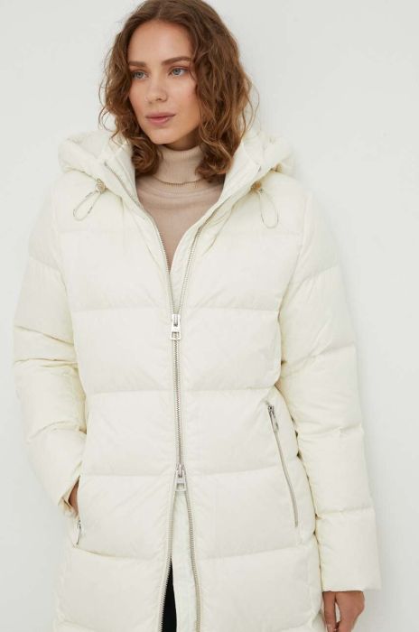 Пухова куртка Marc O'Polo жіноча колір бежевий зимова (3566421)