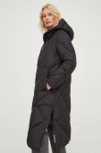 Пухова куртка Marc O'Polo жіноча колір чорний зимова oversize (3582429)