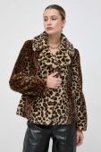 Куртка Guess жіноча колір коричневий перехідна (3656825)
