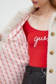 Пальто Guess Guess x Banksy жіноче колір бежевий перехідний oversize