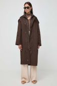 Тренч Notes du Nord жіночий колір коричневий перехідний