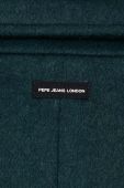 Вовняне пальто Pepe Jeans Nica колір зелений перехідне