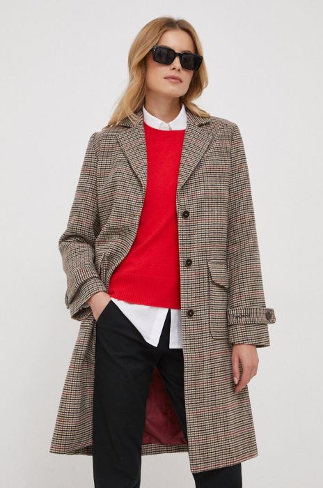 Пальто з домішкою вовни Pepe Jeans перехідний колір барвистий (3632887) Пальто з домішкою вовни Pepe Jeans перехідний колір барвистий (3632887)