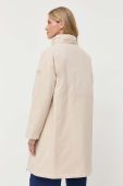 Куртка Max Mara Leisure жіноча колір бежевий зимова oversize