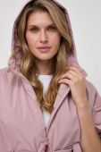 Куртка Max Mara Leisure жіноча колір рожевий перехідна