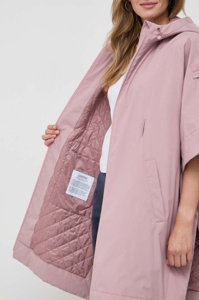 Куртка Max Mara Leisure жіноча колір рожевий перехідна фото 6