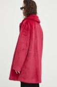 Пальто PS Paul Smith жіночий колір рожевий перехідний