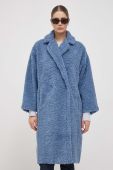 Пальто Deha жіночий перехідний колір блакитний