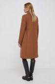 Вовняне пальто Tommy Hilfiger колір коричневий перехідний (3437736)