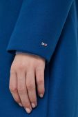 Вовняне пальто Tommy Hilfiger перехідний колір блакитний