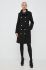 Пальто Marciano Guess жіночий колір чорний перехідний двобортний