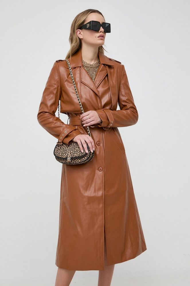 Пальто Bardot жіночий колір бежевий перехідний