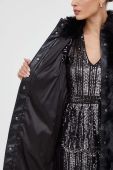 Пальто Twinset жіночий колір чорний перехідний (3617677)