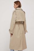 Тренч Barbour Marie Showerproof жіночий колір бежевий перехідний oversize