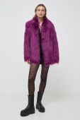 Куртка Karl Lagerfeld жіноча колір фіолетовий перехідна
