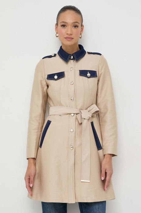 Тренч Morgan жіночий колір бежевий перехідний