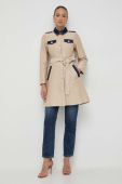 Тренч Morgan жіночий колір бежевий перехідний