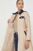 Тренч Morgan жіночий колір бежевий перехідний