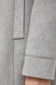 Вовняне пальто Morgan колір сірий перехідний двобортний Вовняне пальто Morgan колір сірий перехідний двобортний