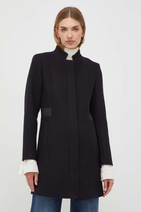 Вовняне пальто Morgan колір чорний перехідний (3675831) Вовняне пальто Morgan колір чорний перехідний (3675831)