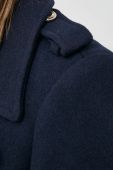 Пальто з домішкою вовни Morgan колір синій перехідний двобортний Пальто з домішкою вовни Morgan колір синій перехідний двобортний