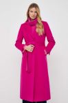 Вовняне пальто MAX&Co. колір рожевий перехідний без застібки (3678709) Вовняне пальто MAX&Co. колір рожевий перехідний без застібки (3678709)