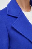 Вовняне пальто MAX&Co. перехідний без застібки колір блакитний