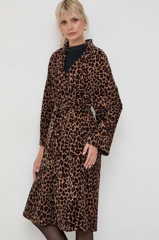Пальто MAX&Co. жіночий перехідний oversize колір барвистий фото 2