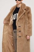 Пальто Rotate жіночий колір бежевий перехідний