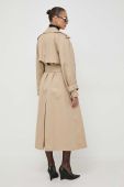Пальто Victoria Beckham жіночий колір бежевий перехідний (3629578)