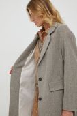 Вовняне пальто Joop! колір сірий перехідний