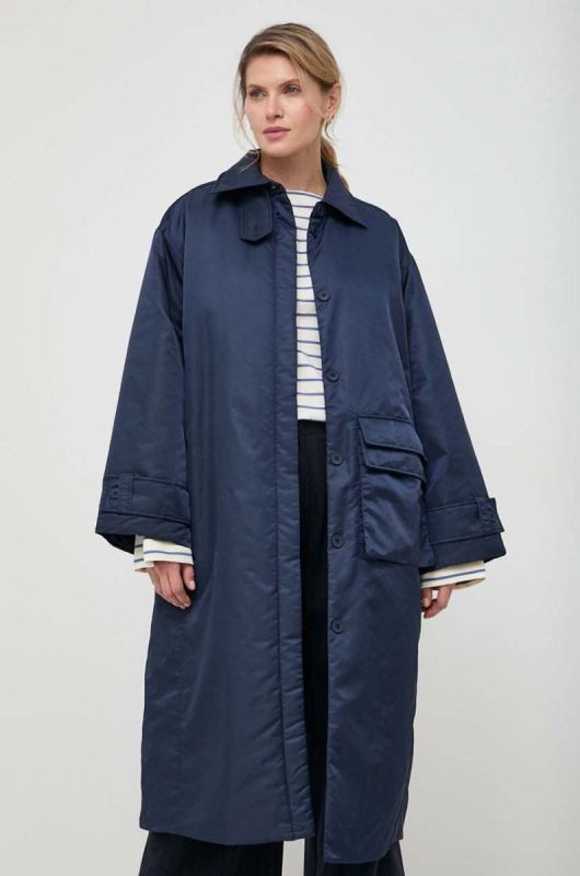 Куртка Lovechild жіноча колір синій перехідна oversize (3634706)
