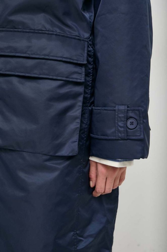 Куртка Lovechild жіноча колір синій перехідна oversize (3634706) фото 5