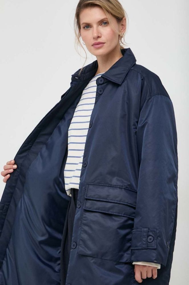Куртка Lovechild жіноча колір синій перехідна oversize (3634706) фото 6