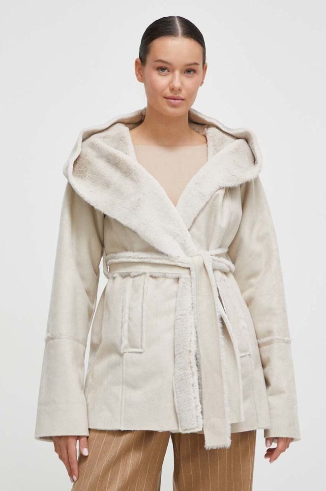 Куртка Artigli жіноча колір бежевий перехідна (3597785)