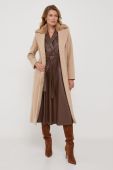 Пальто Artigli жіночий колір бежевий перехідний (3577688)