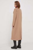 Пальто Artigli жіночий колір бежевий перехідний двобортний Пальто Artigli жіночий колір бежевий перехідний двобортний