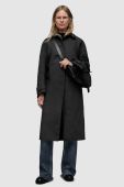 Тренч AllSaints WO020Z ASHTINA TRENCH жіночий колір чорний перехідний
